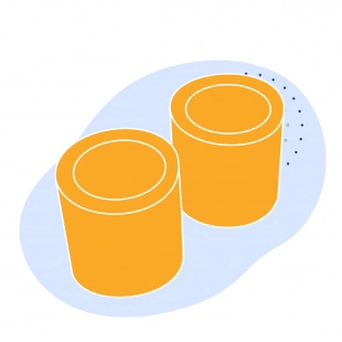 Капролоновая втулка 490х1400 мм кремовая ПА 6