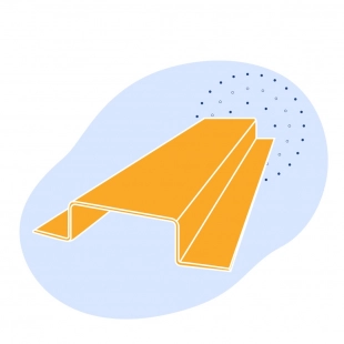 Корытный профиль стальной 365х120х30х4 мм 08пс ГОСТ 8283-93