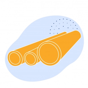 Труба нержавеющая электросварная 820х27 мм 12Х18Н10Т ГОСТ 10704-91