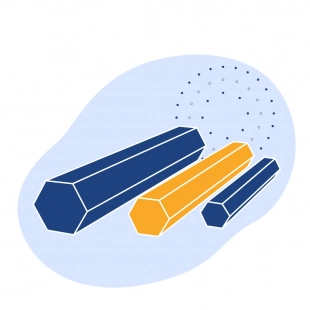 Шестигранник нержавеющий 100 мм AISI 321 ГОСТ 18968-73