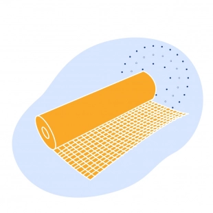 Стальная штукатурная сетка 0.45х0.25 мм Ст20 ГОСТ 3826-82