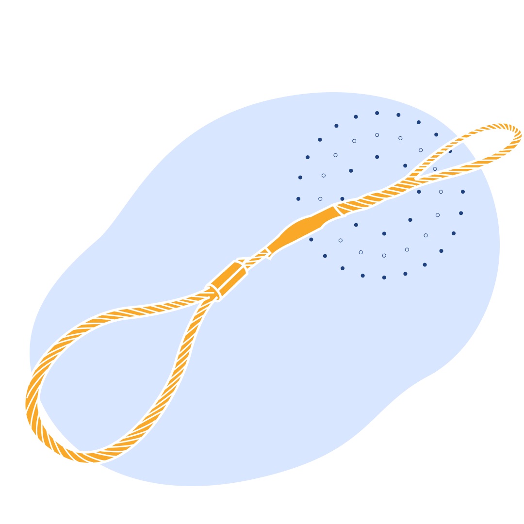 Строп грузовой канатный УСК1 1 т 1 м