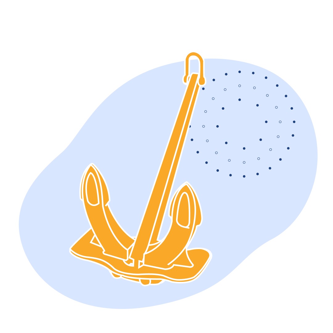 Якорь адмиралтейский 1000 кг ГОСТ 760-74