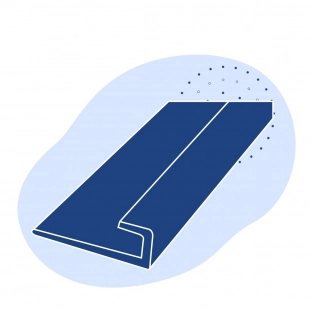 L-образный профиль стальной 75х50х5 мм ст15 ГОСТ 8510-86