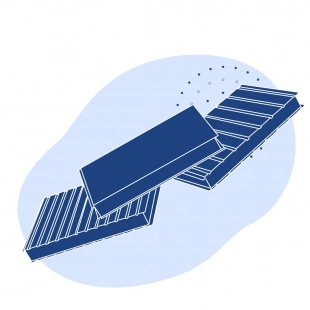 Стеновая сэндвич-панель пенополиуретан 80х1190(1170) мм