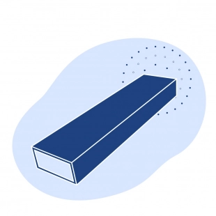 Труба стальная профильная прямоугольная 350х150х10.5 мм 09Г2С ГОСТ 32931-2015