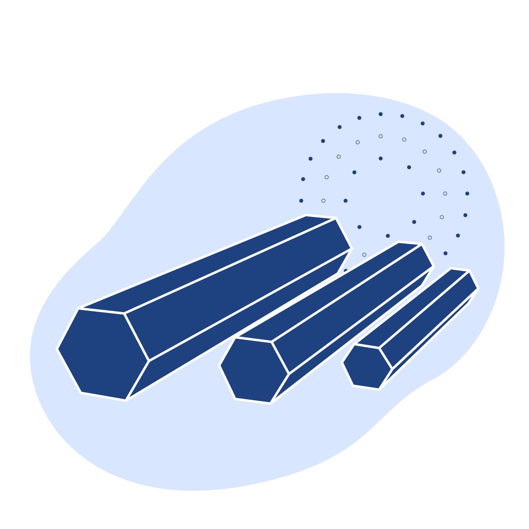 Шестигранник нержавеющий 100 мм AISI 316 ГОСТ 18968-73