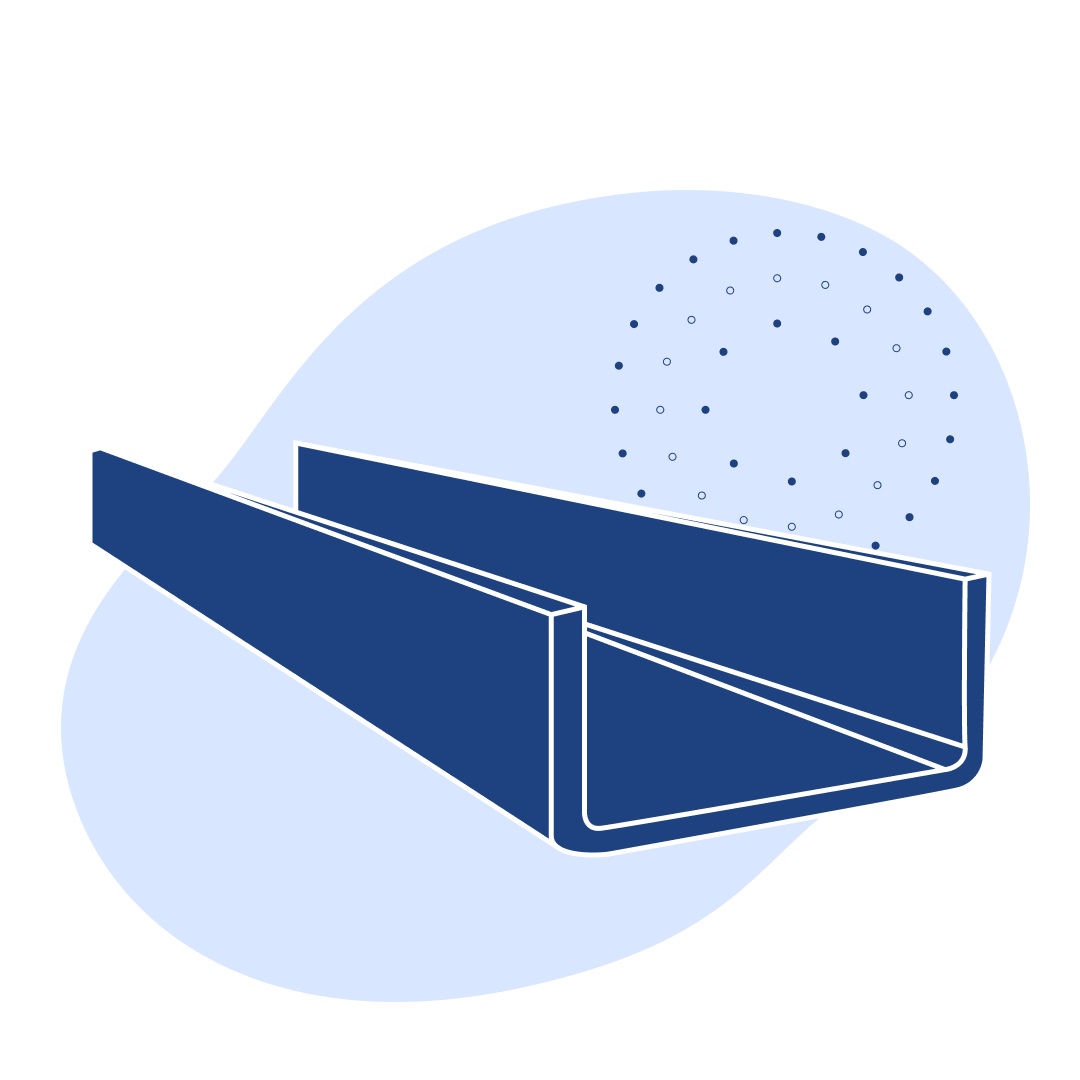 Швеллер стальной гнутый неравнополочный 140х60х4 мм 09Г2С ГОСТ 8281-80