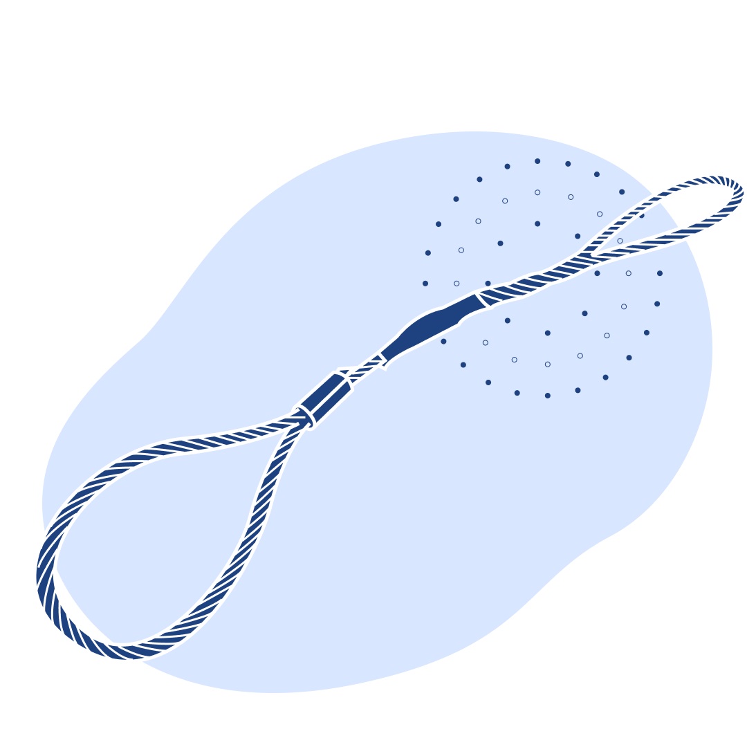 Строп грузовой канатный УСК1 1 т 1 м