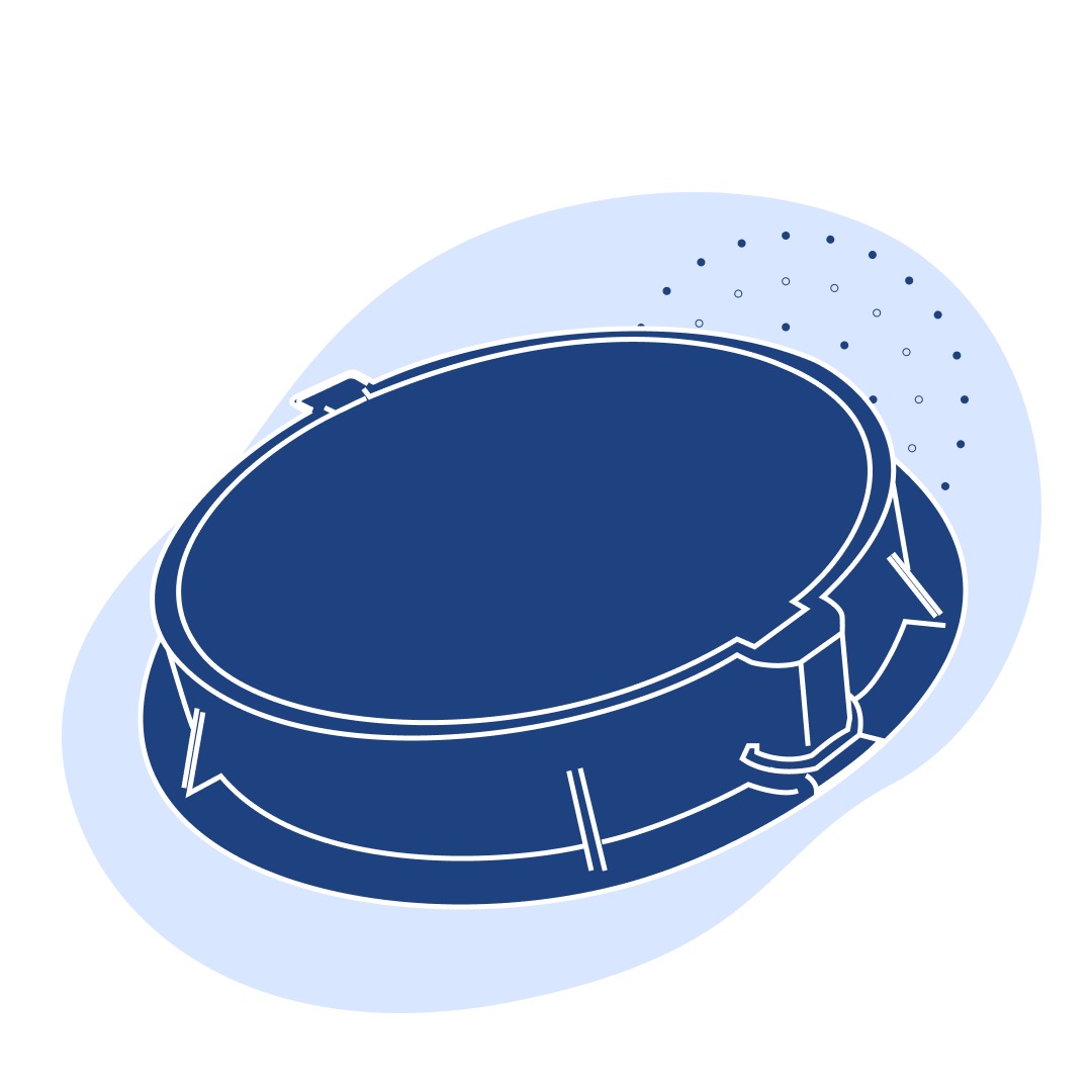 Люк сверхтяжелый 785x610x160 мм 174 кг